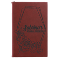 Leatherette Sketch Book with Unlined Notepad