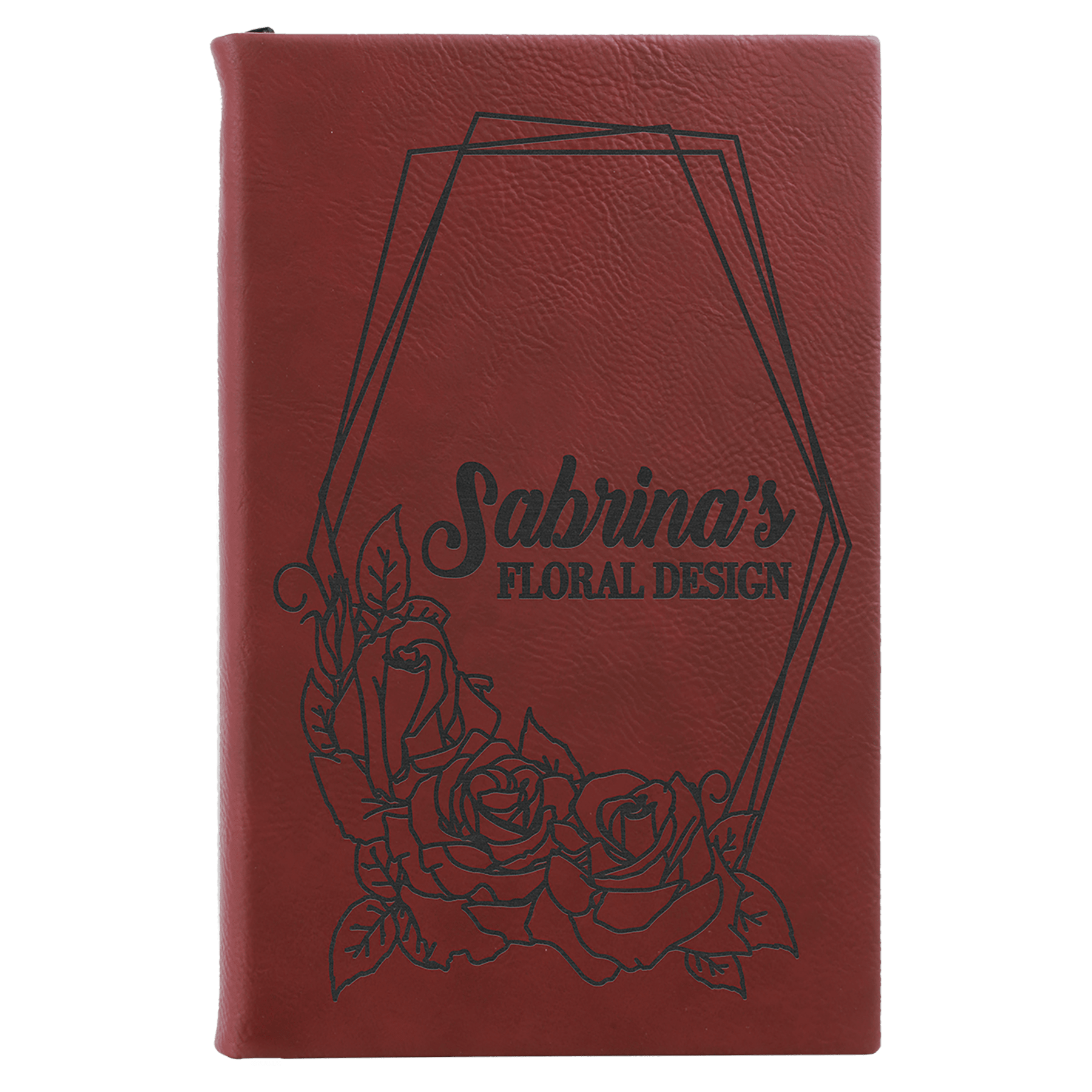 Leatherette Sketch Book with Unlined Notepad