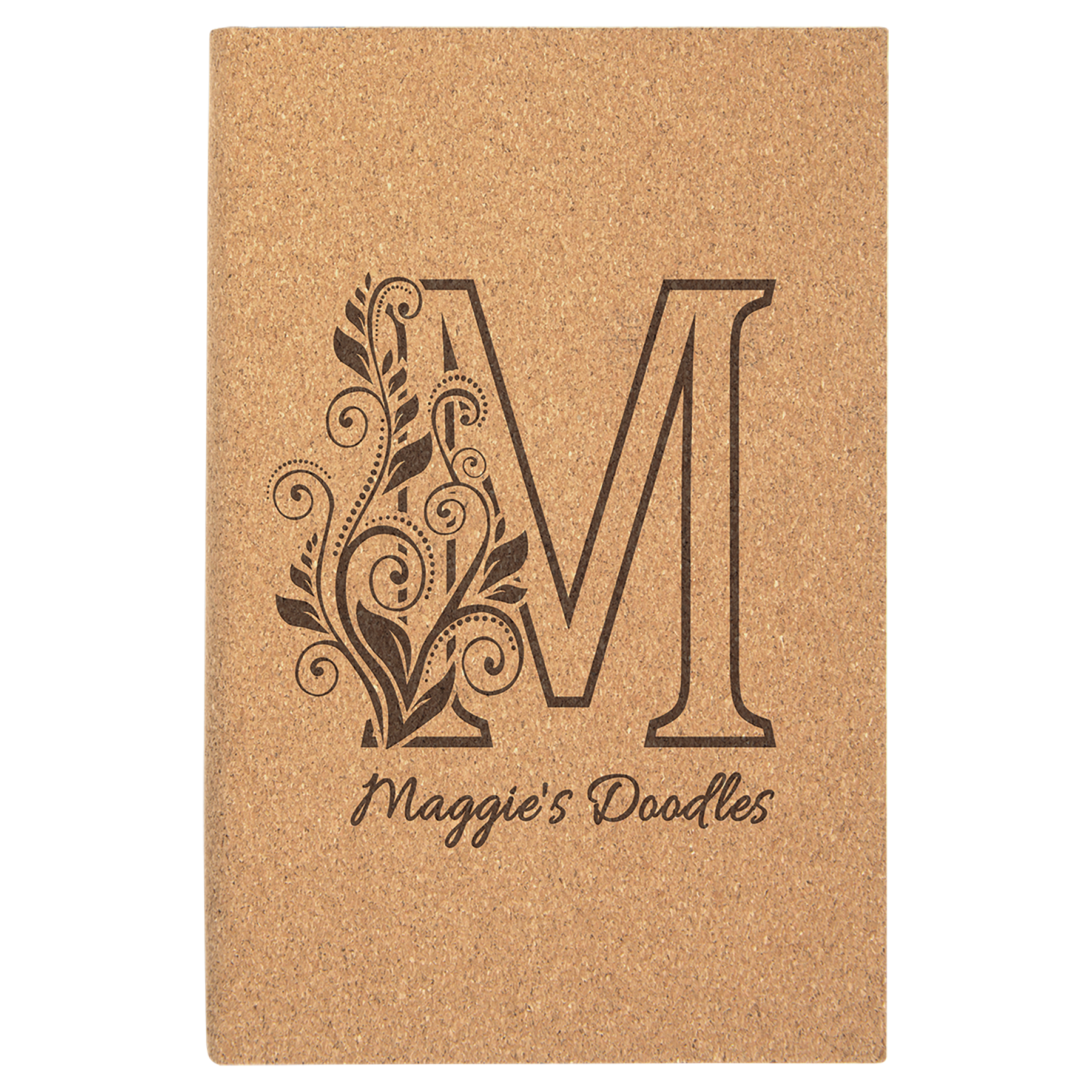 Leatherette Sketch Book with Unlined Notepad