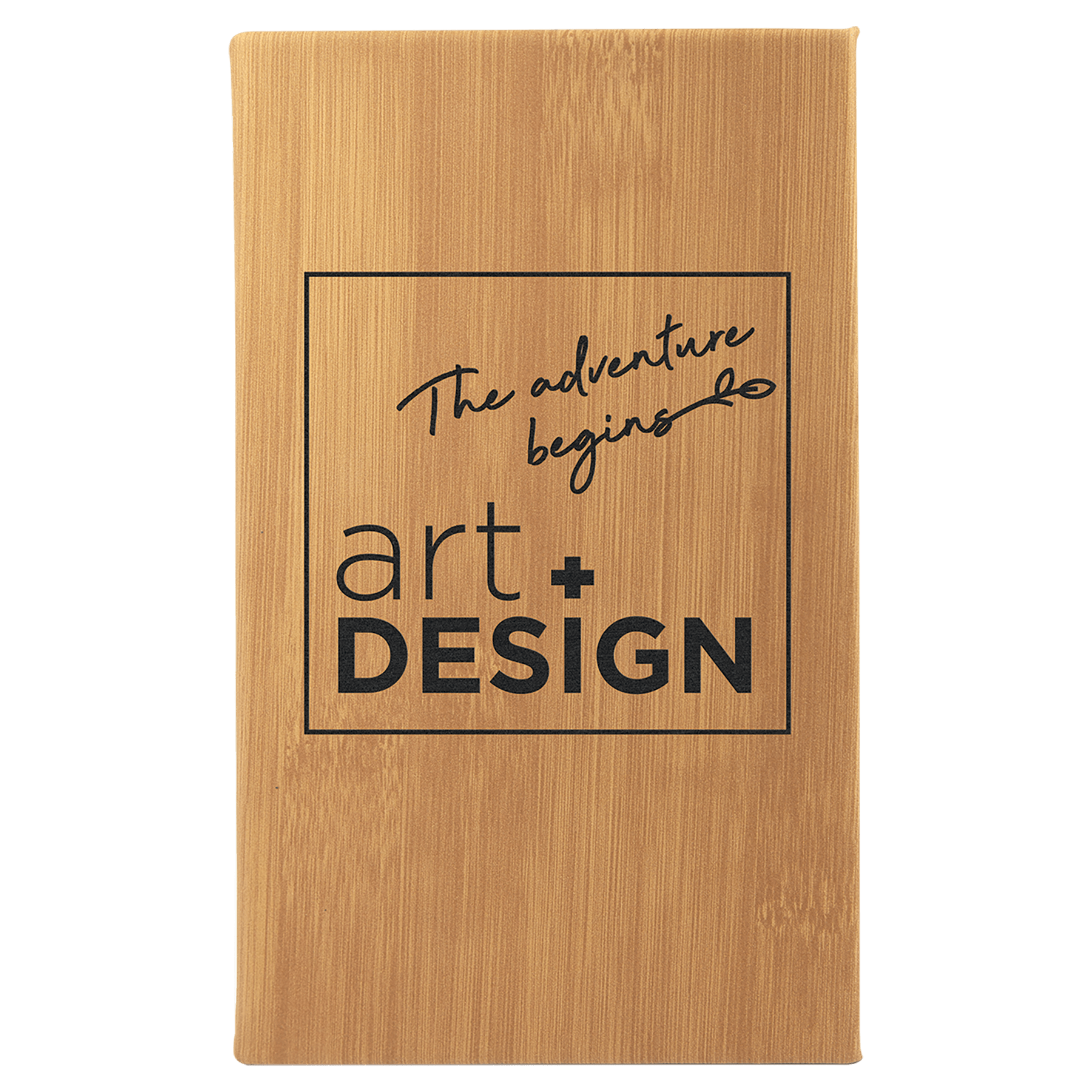 Leatherette Sketch Book with Unlined Notepad