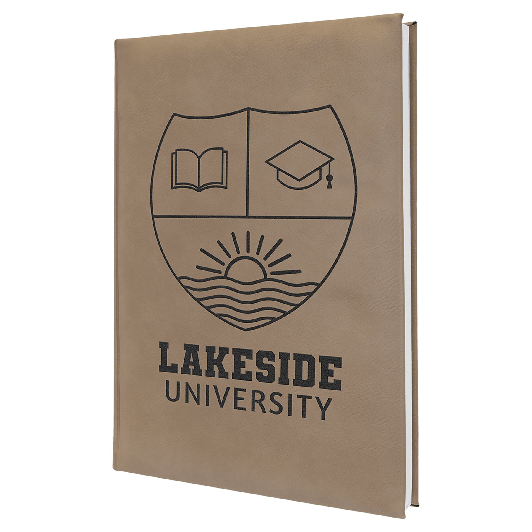 Leatherette Journal with Lined Notepad