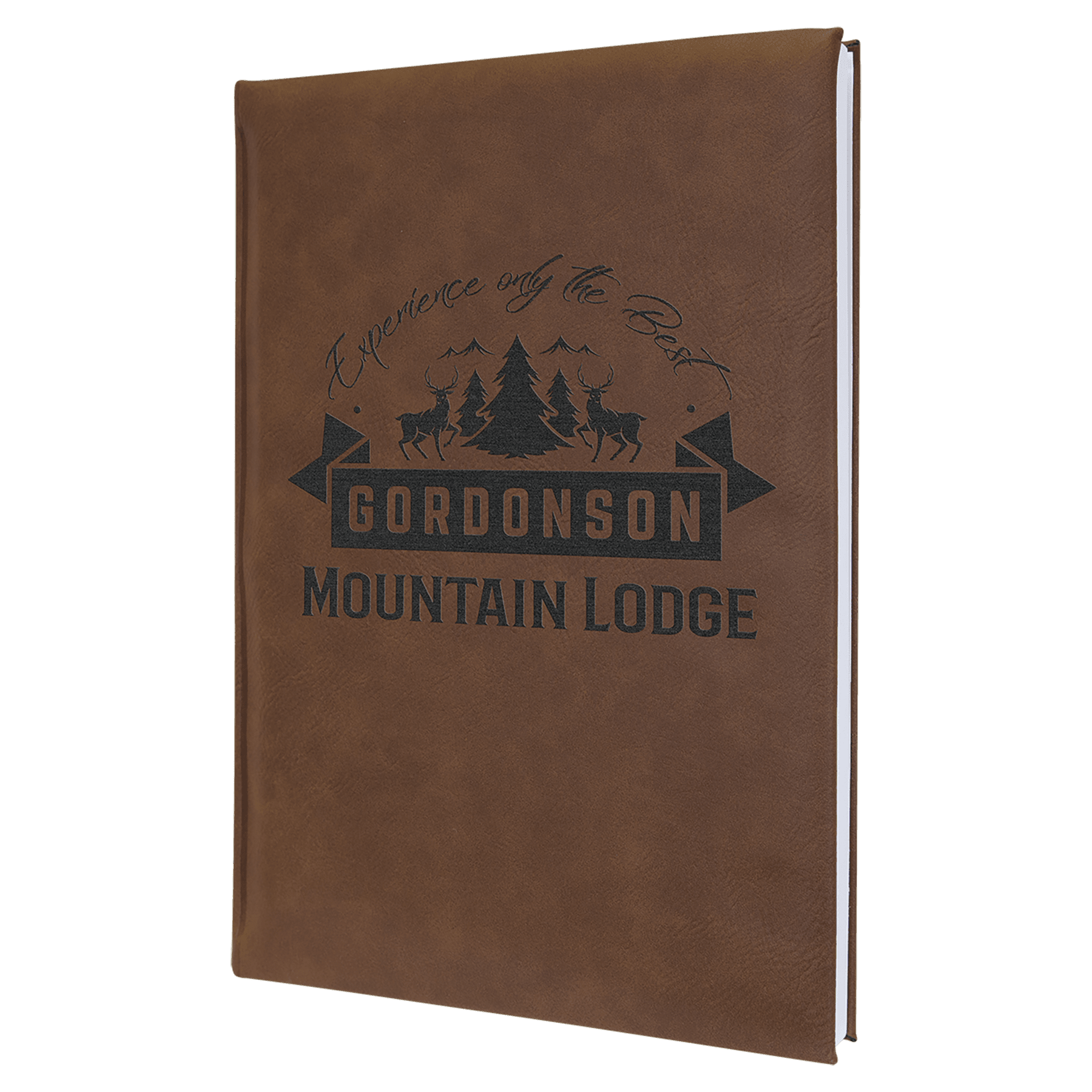 Leatherette Journal with Lined Notepad