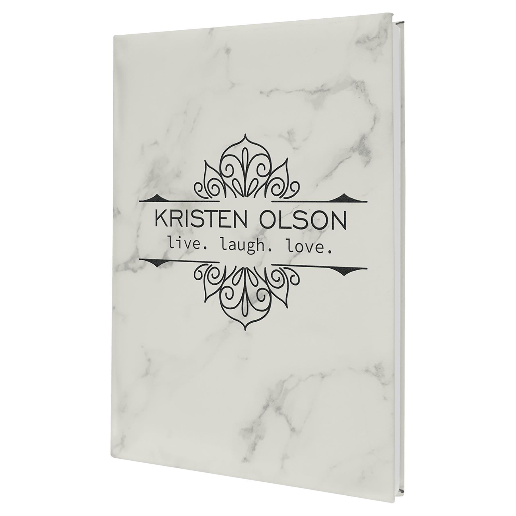 Leatherette Journal with Lined Notepad