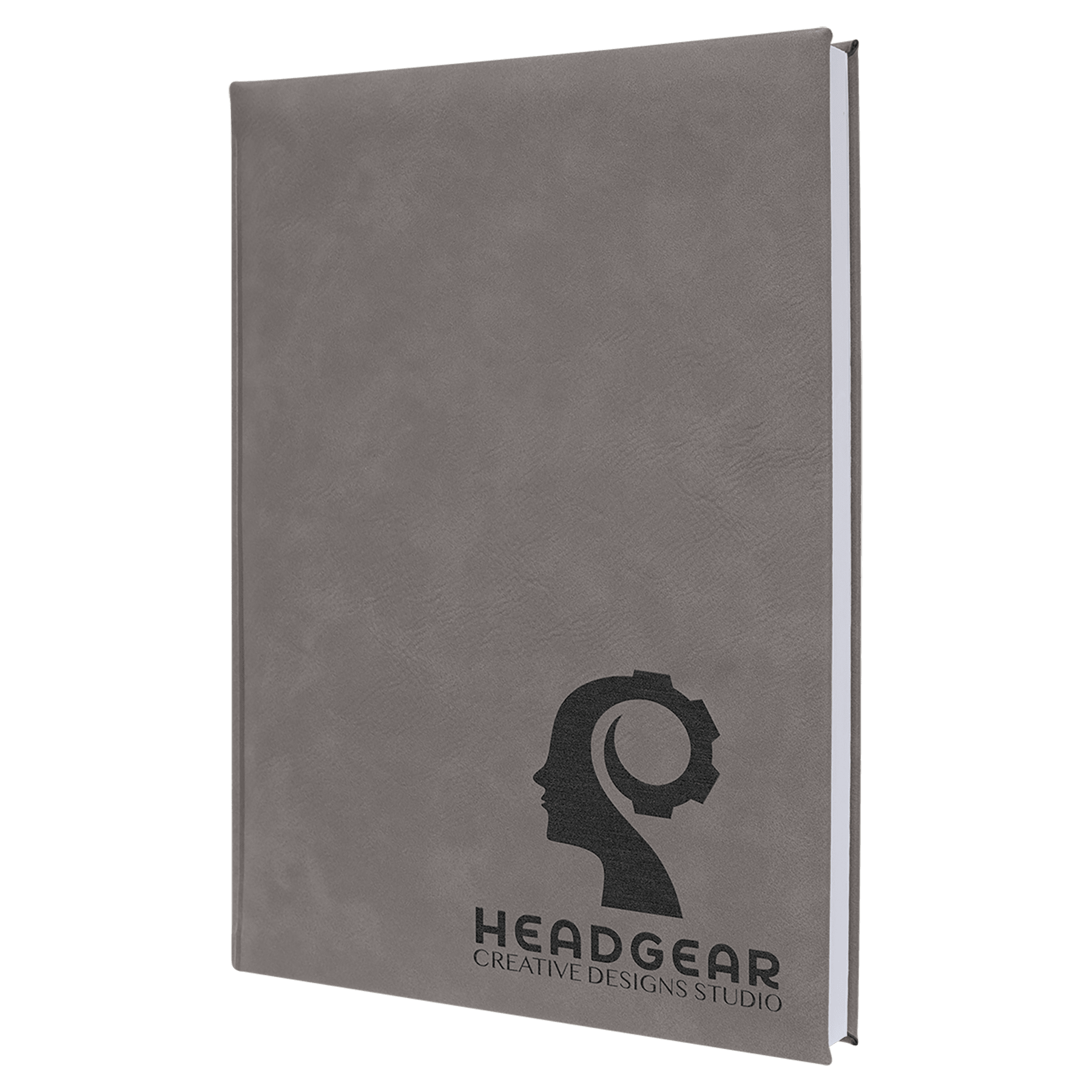 Leatherette Sketch Book with Unlined Notepad