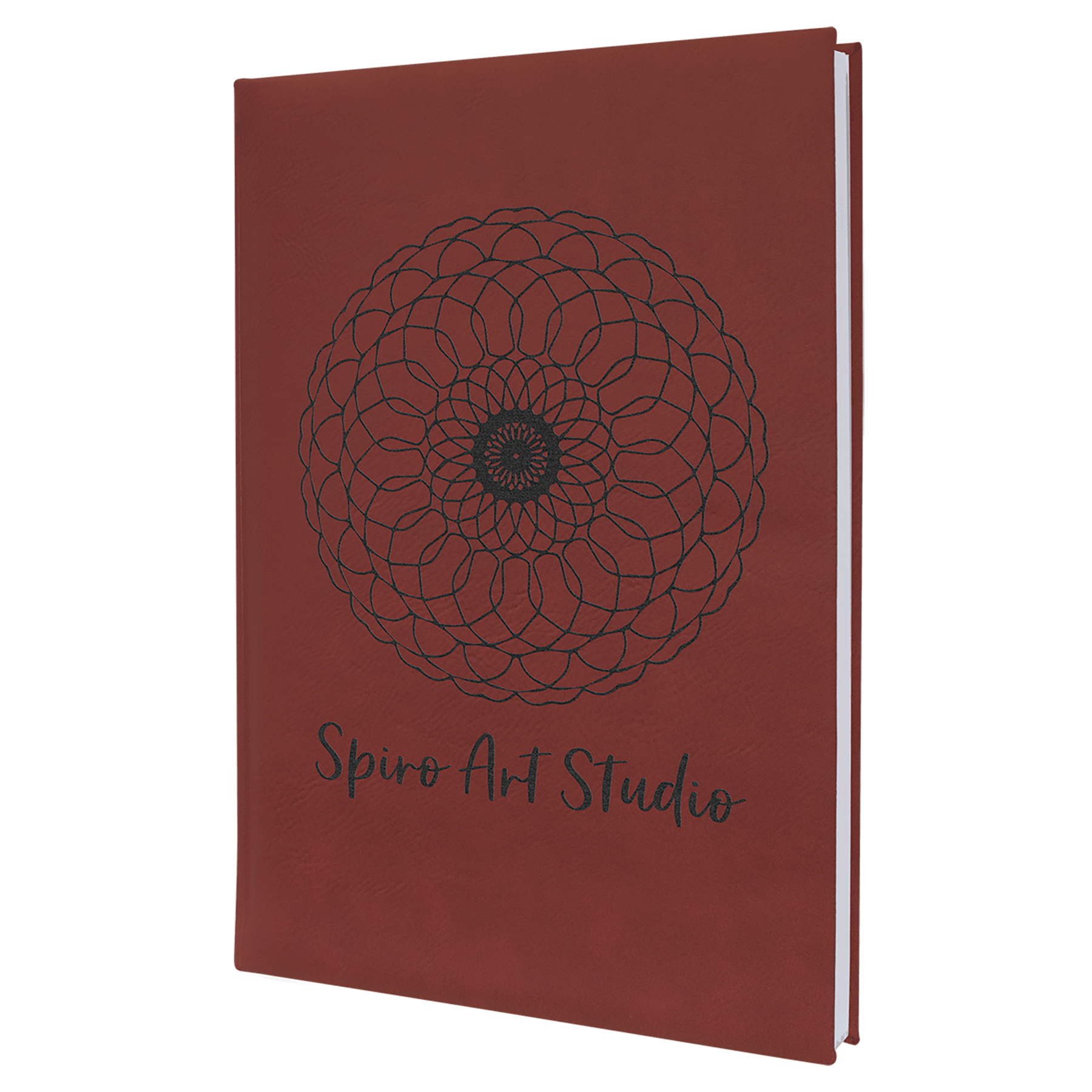 Leatherette Sketch Book with Unlined Notepad
