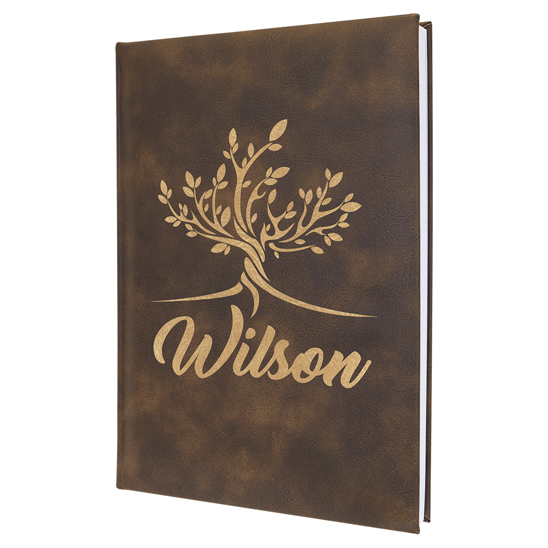 Leatherette Sketch Book with Unlined Notepad