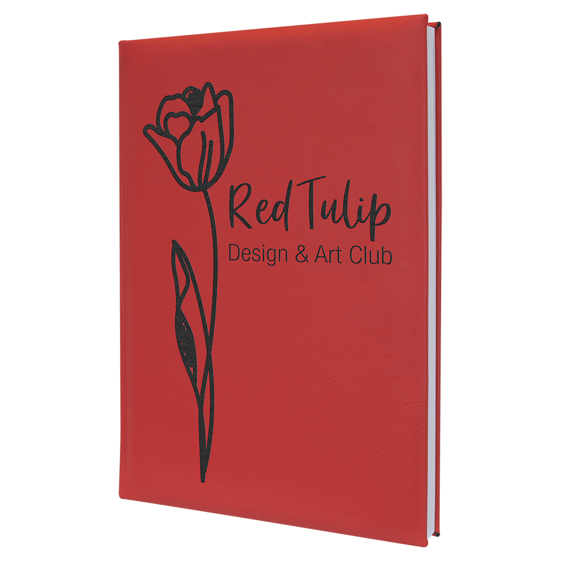 Leatherette Sketch Book with Unlined Notepad