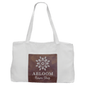 Canvas Tote Bag with Leatherette Gusset