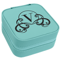 4" X 4" Laserable Leatherette Travel Jewelry Box