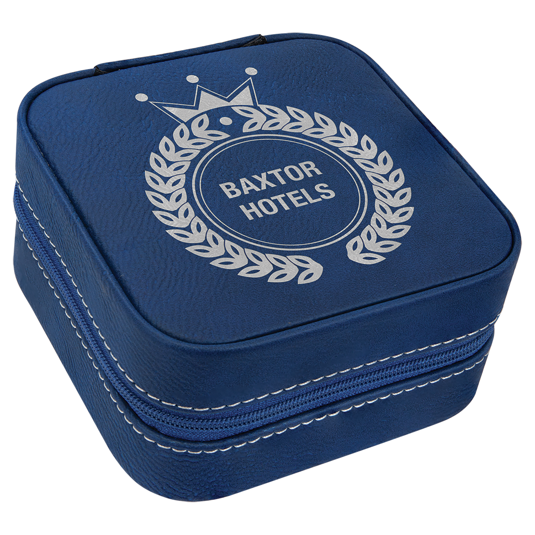 4" X 4" Laserable Leatherette Travel Jewelry Box