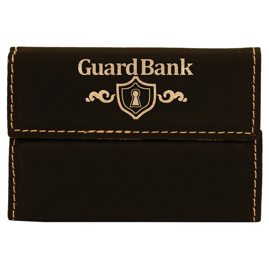 Leatherette Business Card Holder