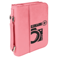 Leatherette Book Cover with Handle & Zipper