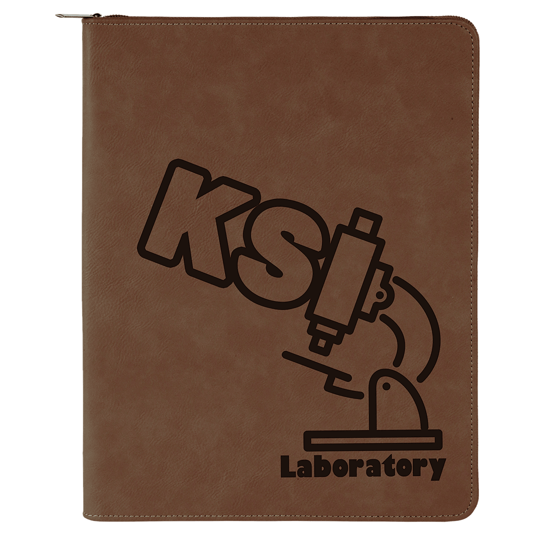 Leatherette Portfolio w/ zipper and Notepad