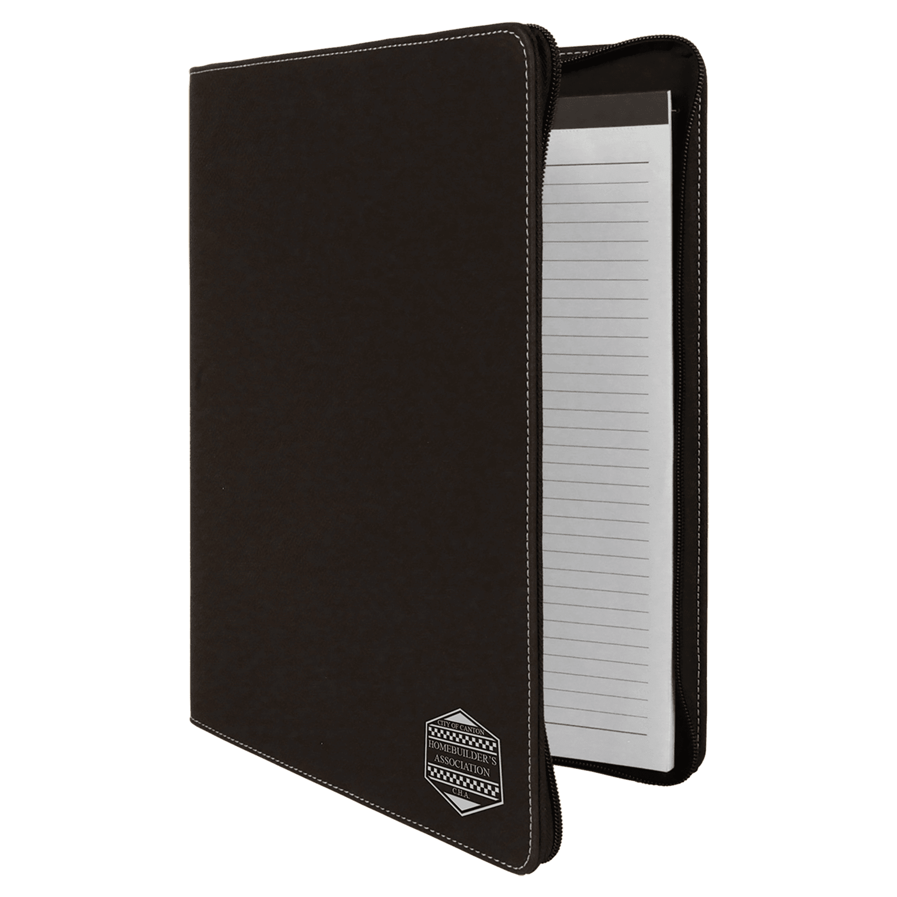 Leatherette Portfolio w/ zipper and Notepad