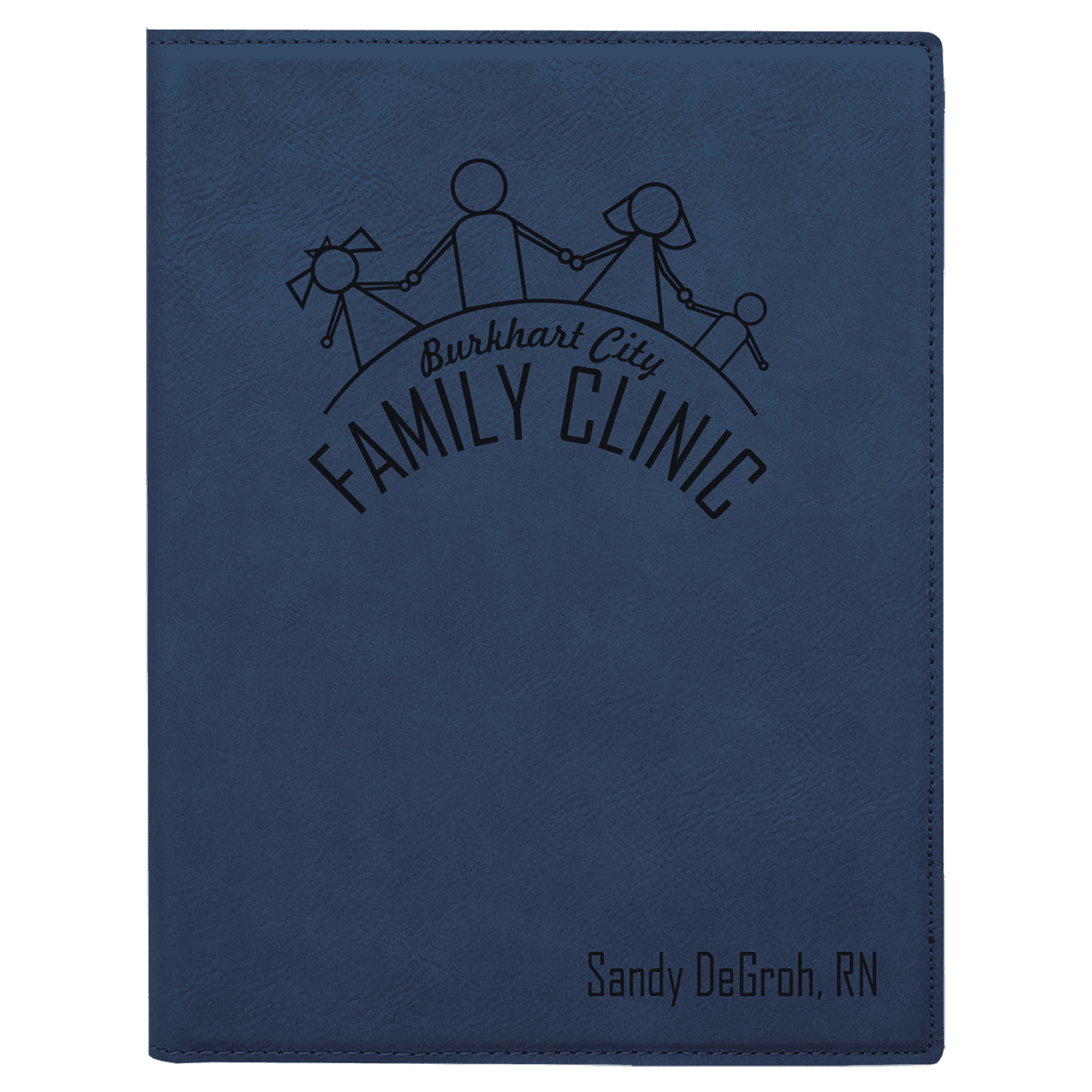 Leatherette Portfolio with Notepad