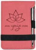 Leatherette Mini Notepad with Pen