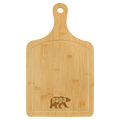 Bamboo Cutting Board Paddle with Drip Ring