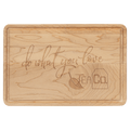 Maple Cutting Board with Drip Ring