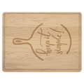 Maple Cutting Board with Drip Ring