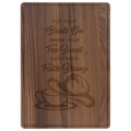 Walnut Cutting Board with Drip Ring