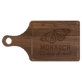 Walnut Paddle Shaped Cutting Board with Drip Ring
