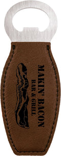 Leatherette Bottle Opener with Magnet