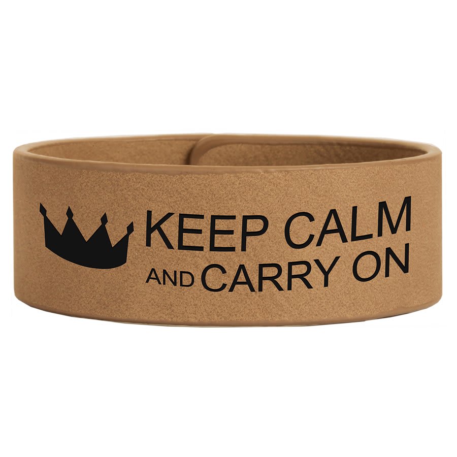9 ½ x 1" Leatherette Cuff Bracelet