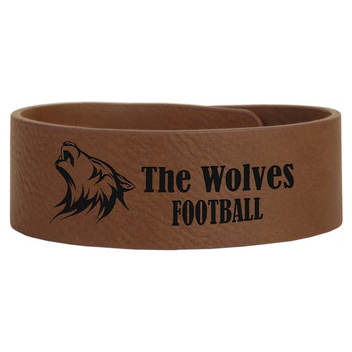 9 ½ x 1" Leatherette Cuff Bracelet