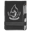 Leatherette Mini Notepad with Pen