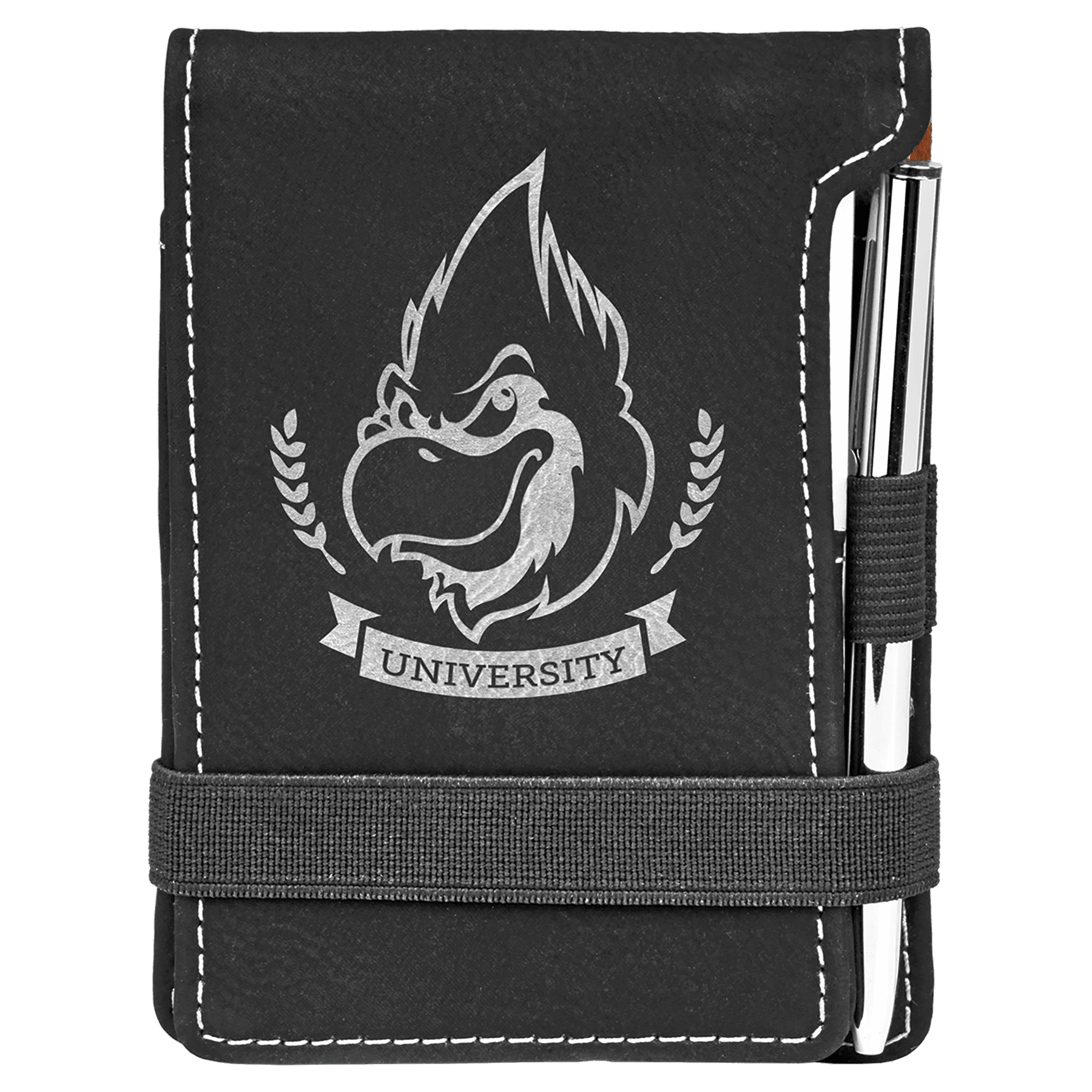 Leatherette Mini Notepad with Pen