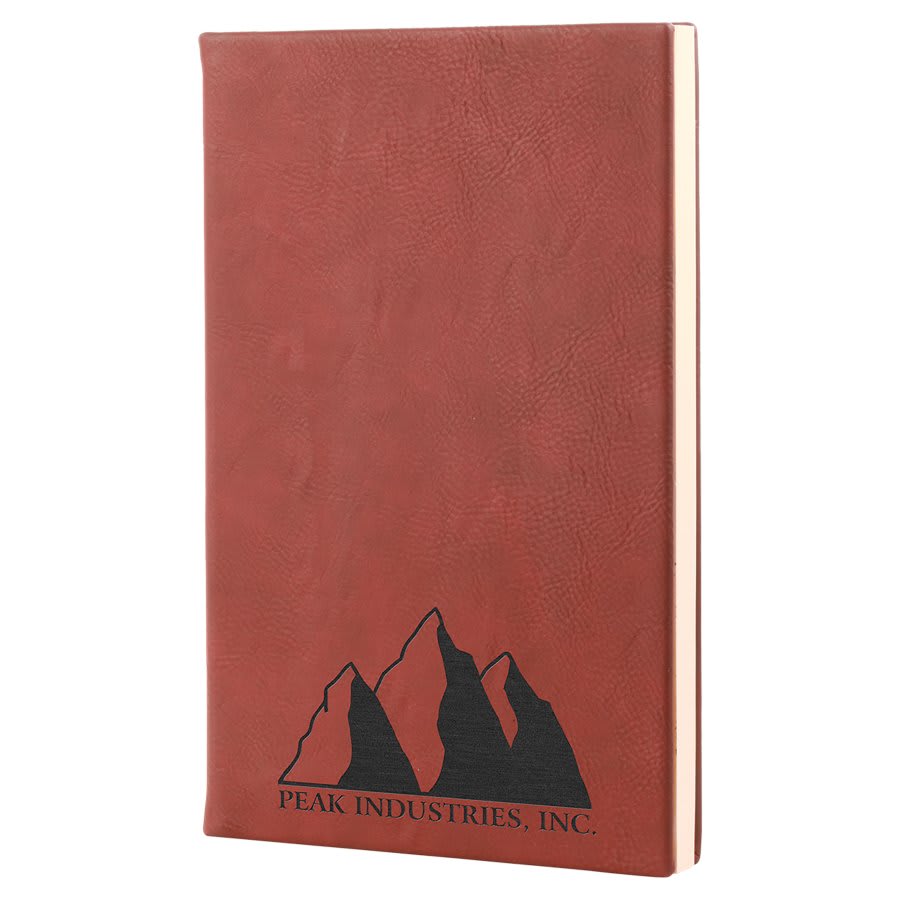 Leatherette Journal with Lined Notepad