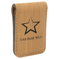 Leatherette Money Clip