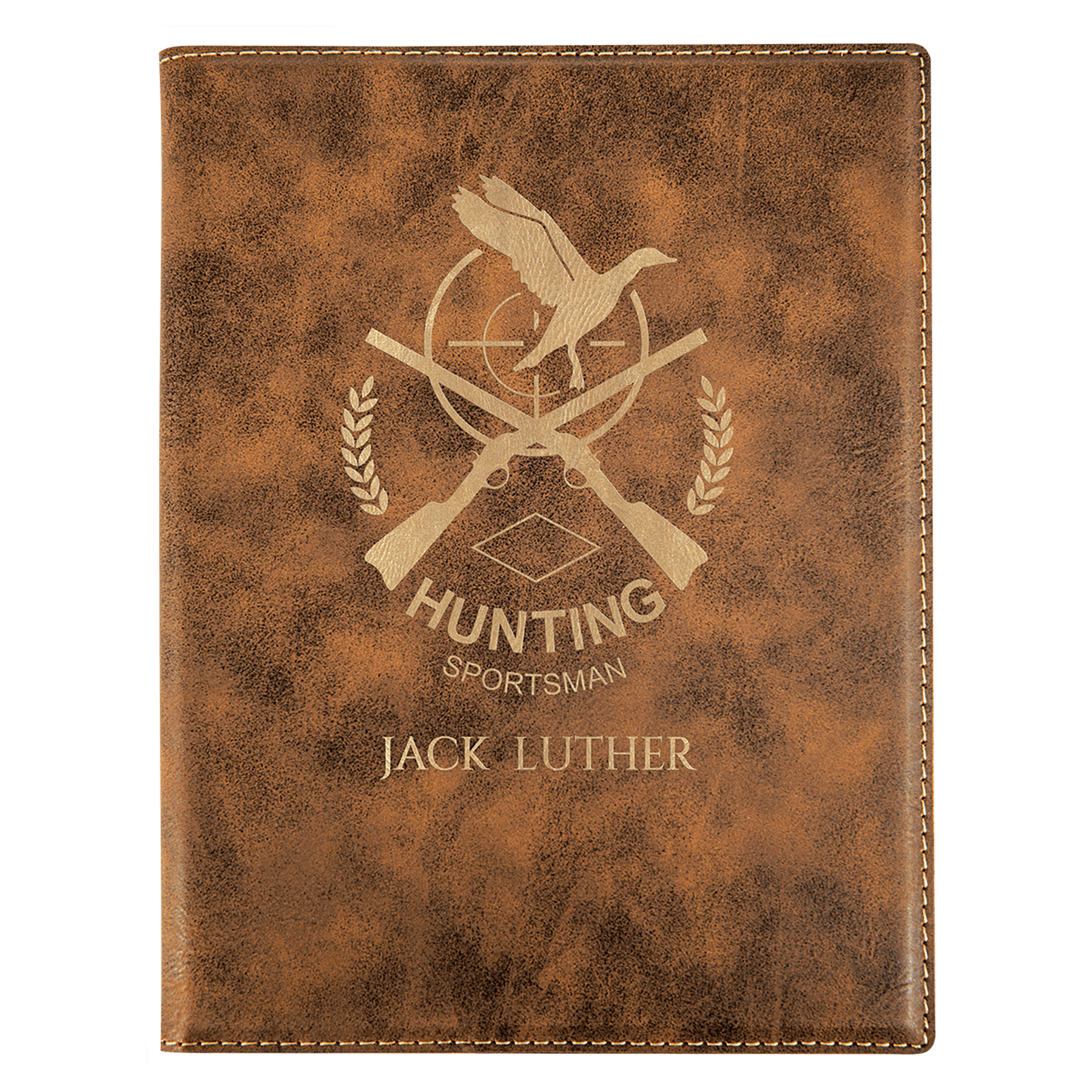 Leatherette Portfolio with Notepad
