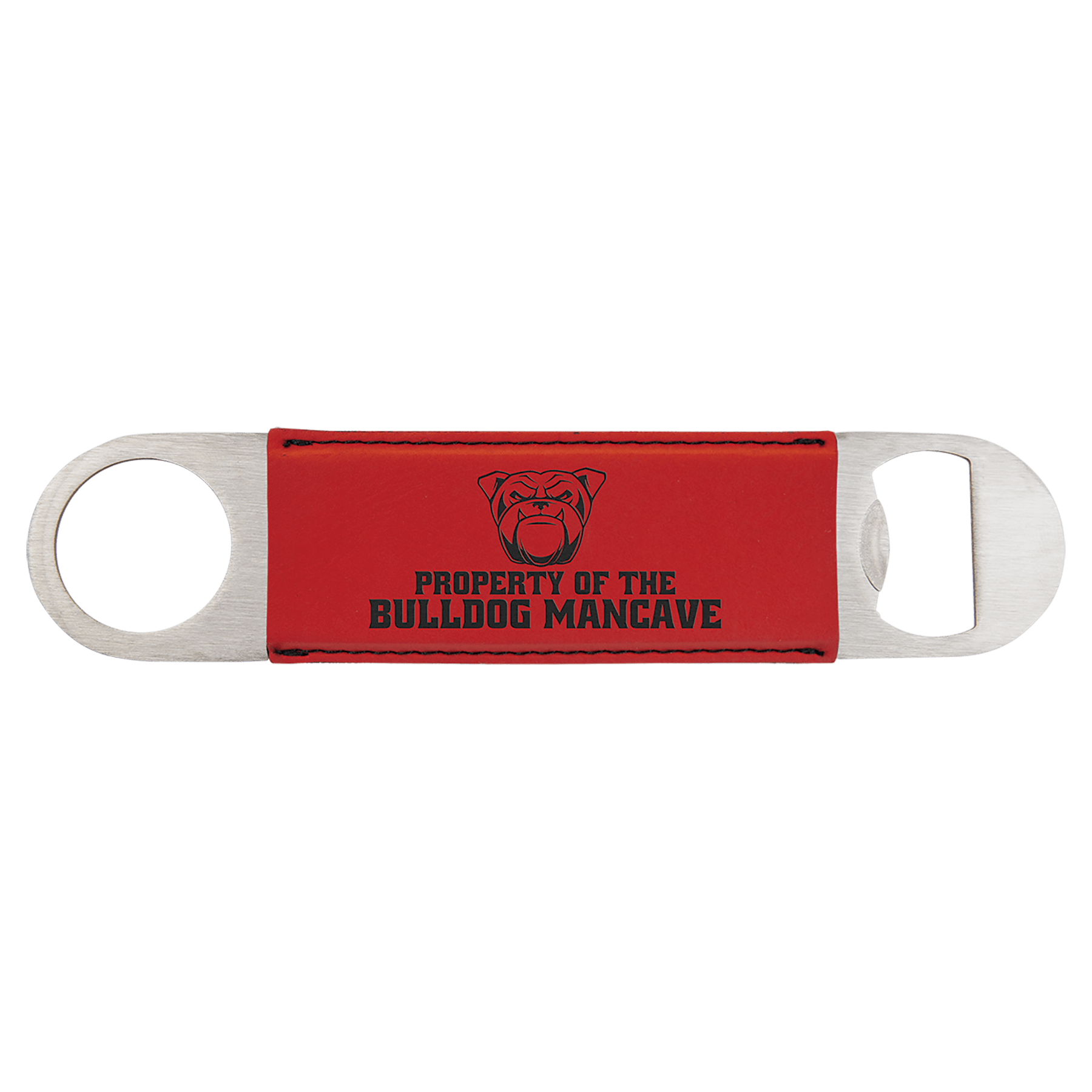 Leatherette Paddle Bottle Opener