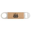 Leatherette Paddle Bottle Opener