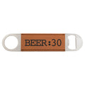 Leatherette Paddle Bottle Opener