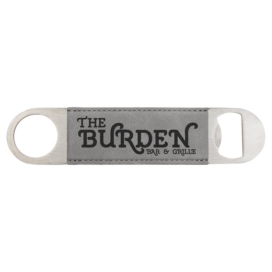 Leatherette Paddle Bottle Opener