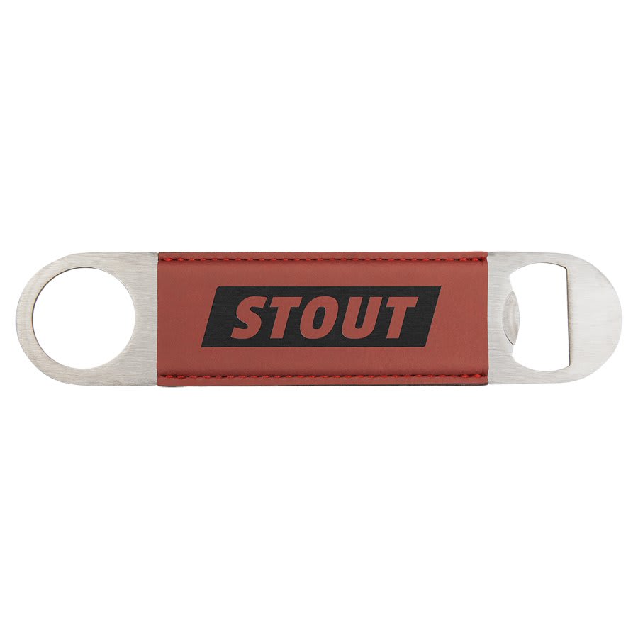 Leatherette Paddle Bottle Opener