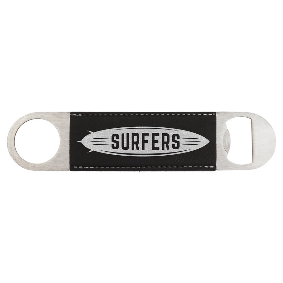 Leatherette Paddle Bottle Opener