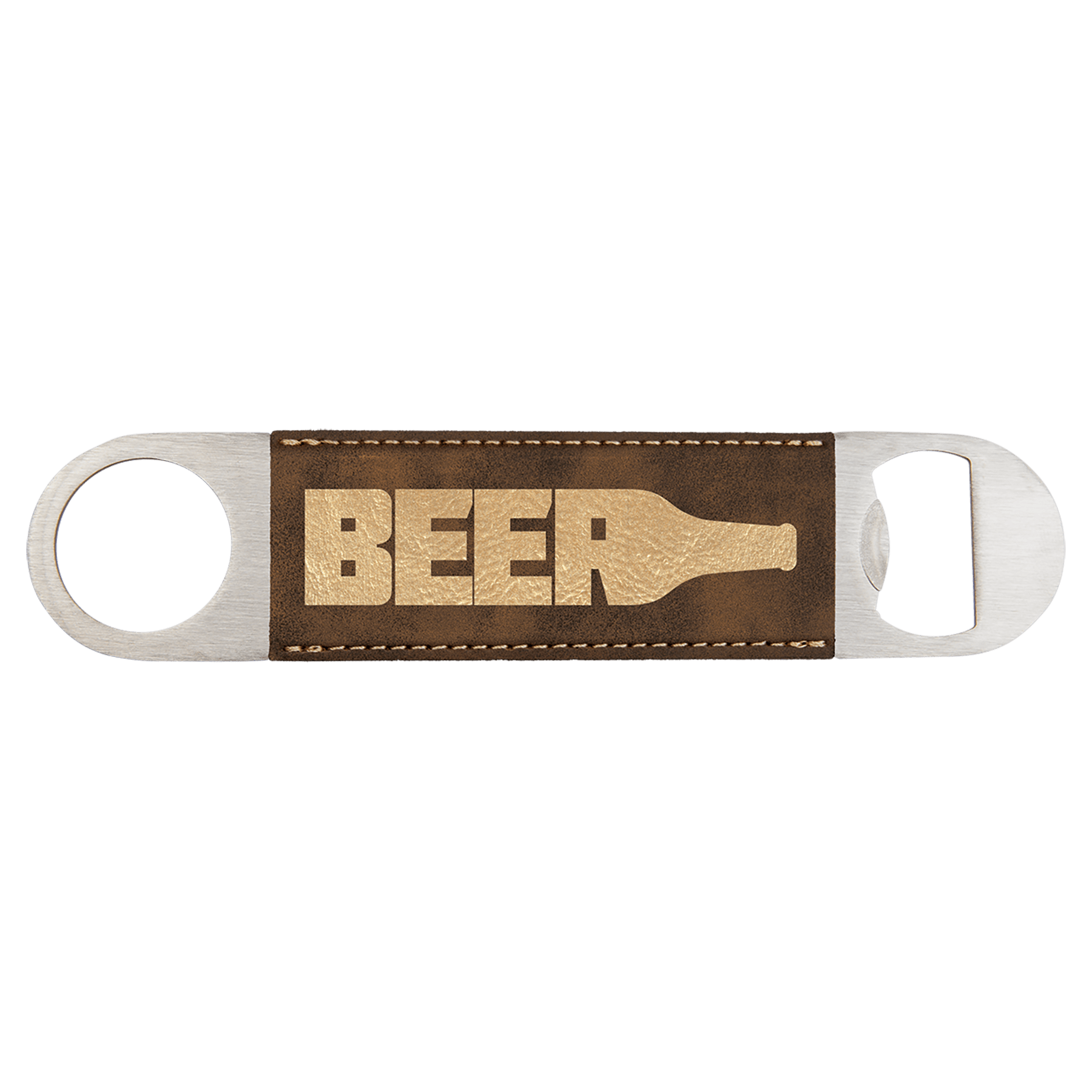 Leatherette Paddle Bottle Opener