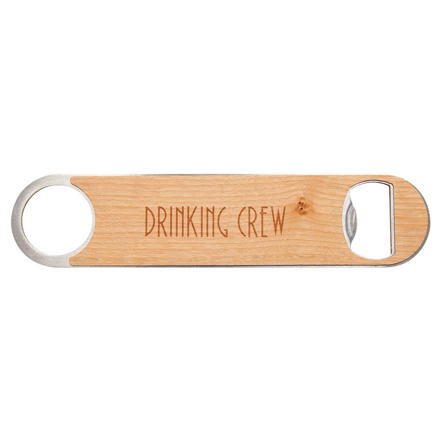 Wooden Paddle Bottle Opener