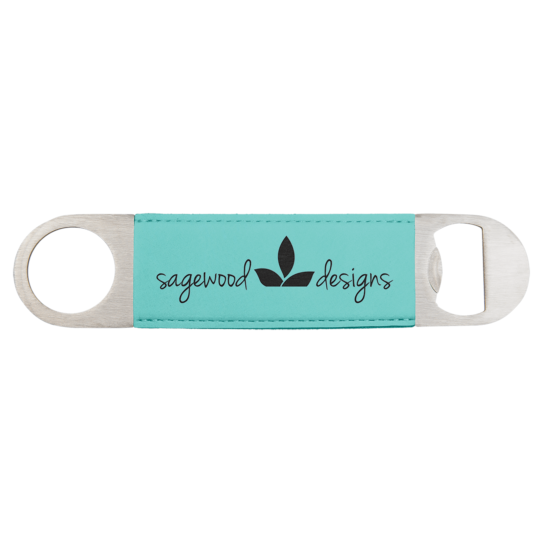 Leatherette Paddle Bottle Opener