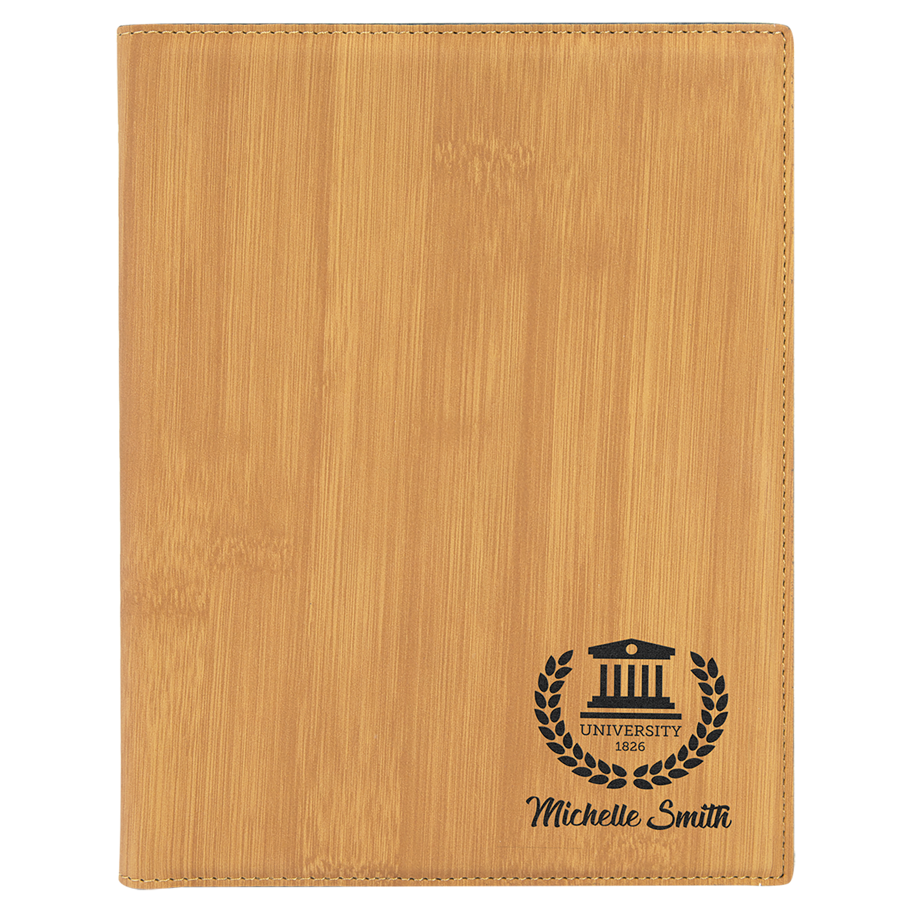 Leatherette Portfolio with Notepad