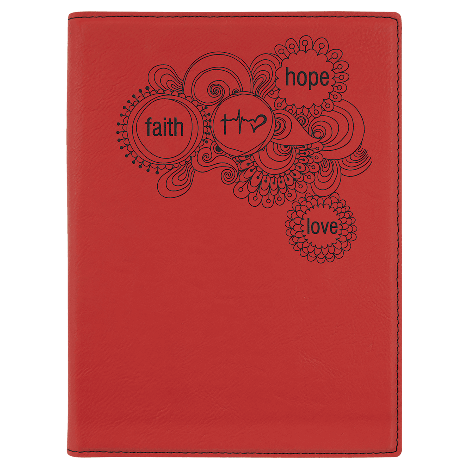 Leatherette Portfolio with Notepad