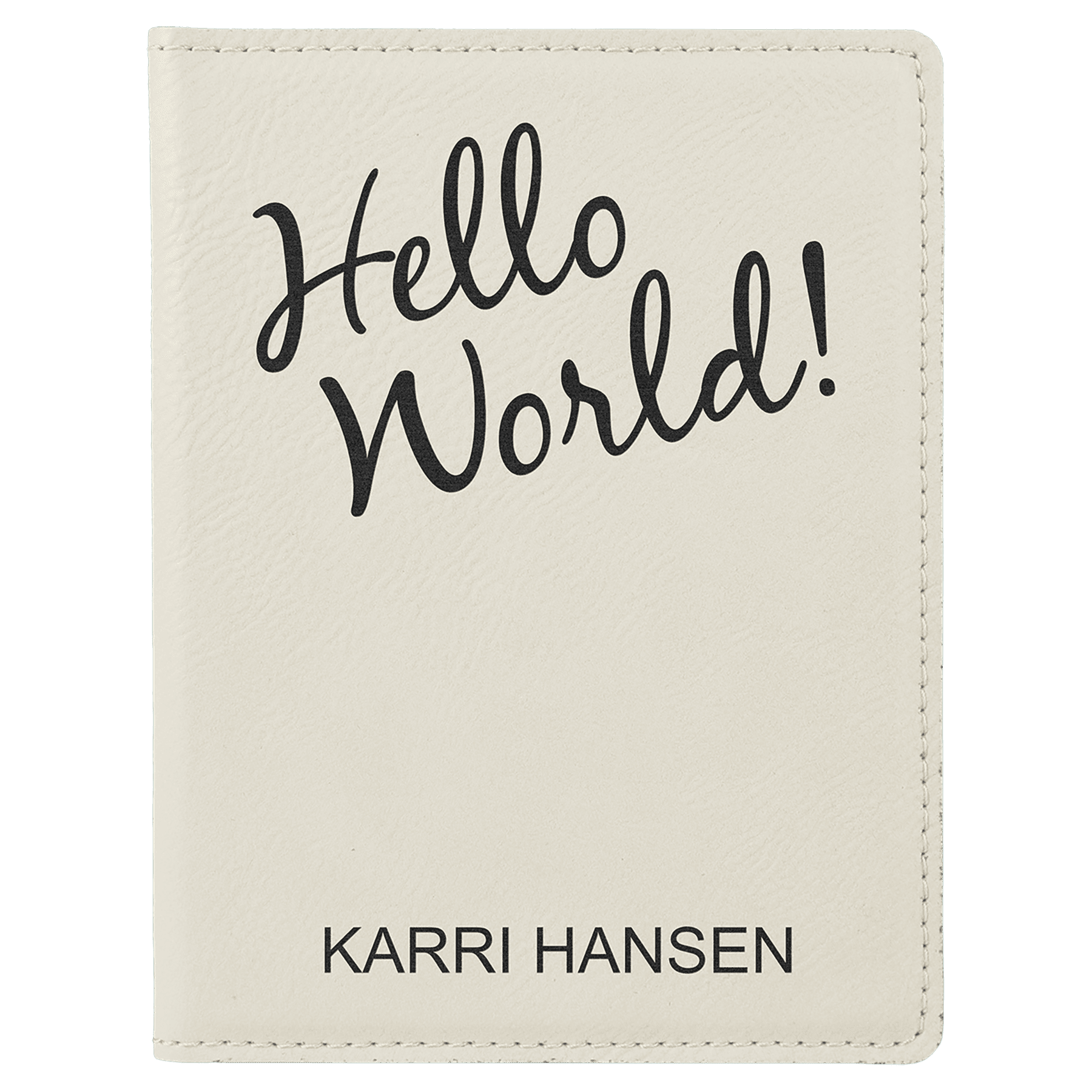 Leatherette Passport Holder