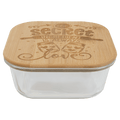 Glass Container with Bamboo Lid