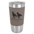 Polar Camel 20 oz Leatherette Tumbler