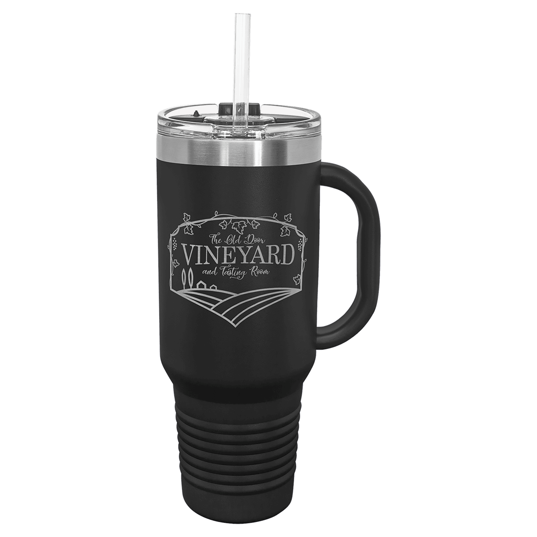 Polar Camel 40 oz Travel Mug with Snap Lid Straw