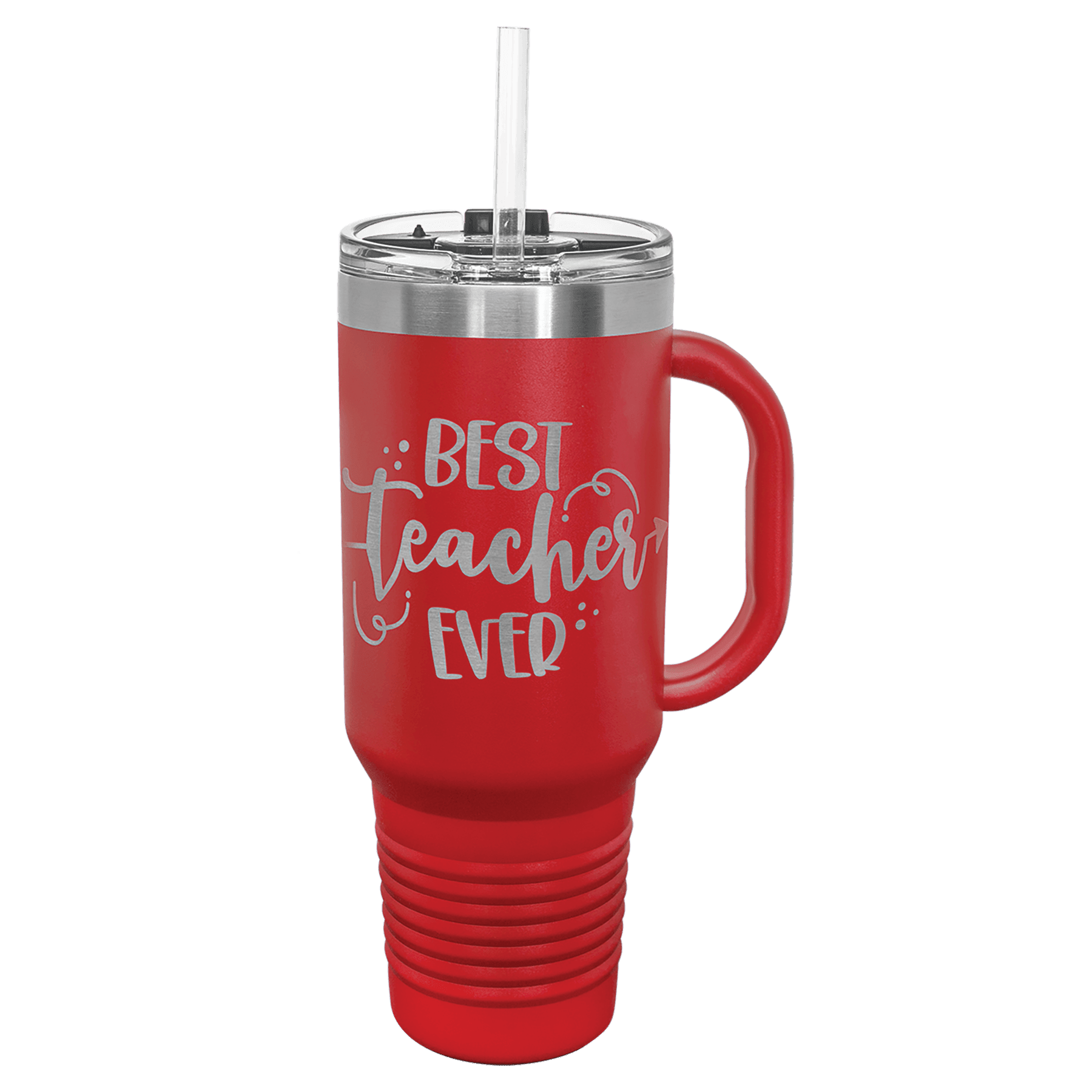 Polar Camel 40 oz Travel Mug with Snap Lid Straw