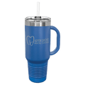 Polar Camel 40 oz Travel Mug with Snap Lid Straw
